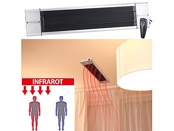 Semptec Urban Survival Technology, Semptec Urban Survival Technology Profi-Infrarot-Heizstrahler RA-118, Fernbed., 1.800 W, IP55, Profi-Infrarot-Heizstrahler RA-118, Fernbed., 1.800 W, IP55