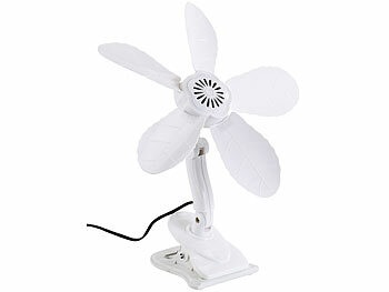 Sichler Haushaltsgeräte, Sichler Haushaltsgeräte Tisch-Ventilator mit Befestigungs-Clip, 11 Watt, Ø 34 cm, Tisch-Ventilator mit Befestigungs-Clip, 11 Watt, Ø 34 cm