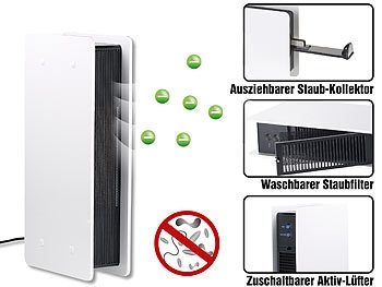 newgen medicals, newgen medicals Luftreiniger mit Ionisator und zuschaltbarem Lüfter, weiss, Luftreiniger mit Ionisator und zuschaltbarem Lüfter, weiss