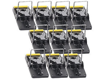 Exbuster, Exbuster Profi-Mausefalle, Kunststoff, hygienisch, wiederverwendbar, 10er-Set, Profi-Mausefalle, Kunststoff, hygienisch, wiederverwendbar, 10er-Set