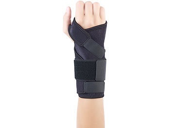 Speeron, Speeron Handgelenk-Stützbandage mit Schiene, rechts, schwarz, Handgelenk-Stützbandage mit Schiene, rechts, schwarz