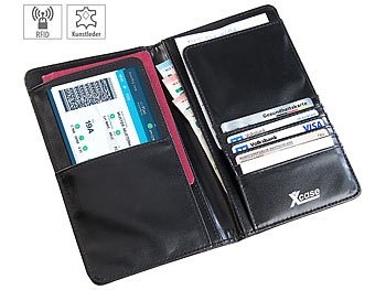 Xcase, Xcase Reise-Organizer mit RFID-Schutz für Reisepass, Kreditkarte & Co., Reise-Organizer mit RFID-Schutz für Reisepass, Kreditkarte & Co.