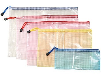 Xcase, Xcase 5er-Set Organizer-Taschen mit Reissverschluss für Ihren Urlaub, 5er-Set Organizer-Taschen mit Reissverschluss für Ihren Urlaub