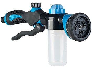 Royal Gardineer, Royal Gardineer Gartenbrause mit Tank für Dünger und Putzmittel, 100 ml, 10 Sprühmodi, Gartenbrause mit Tank für Dünger und Putzmittel, 100 ml, 10 Sprühmodi