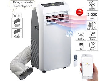 Sichler Haushaltsgeräte, Sichler Haushaltsgeräte Klimaanlage, Heiz-Funktion, 12.000 BTU/h, 3.500 W, WLAN, App-Steuerung, Klimaanlage, Heiz-Funktion, 12.000 BTU/h, 3.500 W, WLAN, App-Steuerung