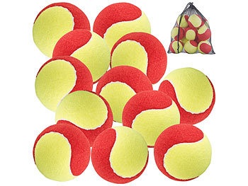 Speeron, Speeron 12er-Set Tennisbälle, 77 mm für Jugend & Beginner, gelb-rot, Tragenetz, 12er-Set Tennisbälle, 77 mm für Jugend & Beginner, gelb-rot, Tragenetz