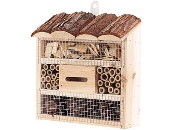 Royal Gardineer, Royal Gardineer Insektenhotel "Marie", Nisthilfe für Nützlinge, 20 x 20 x 7 cm, Insektenhotel 