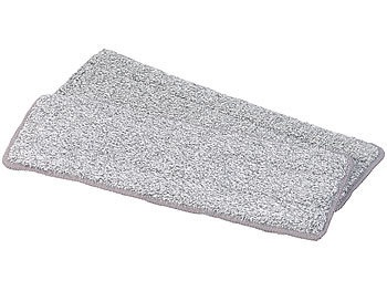 AtomiClean, 2er-Set Mikrofaser-Wischaufsätze für Bodenwischer-System WM-15 / Wischmopp, 2er-Set Mikrofaser-Wischaufsätze für Bodenwischer-System WM-15