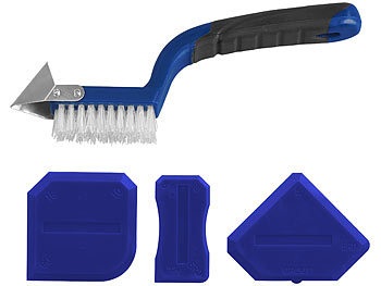 AGT, 5in1-Fugenwerkzeug-Set mit Fugenmesser, Fugenbürste, 3 Fugenglättern, 5in1-Fugenwerkzeug-Set mit Fugenmesser, Fugenbürste, 3 Fugenglättern