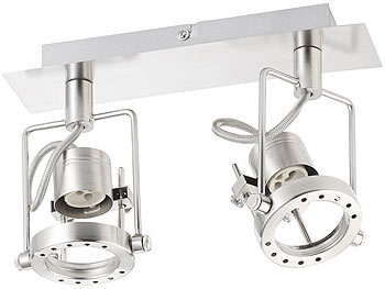 Britesta, Britesta Spot-Lampe "Chalastre", 2 Spots, GU10, bis 50 W, Spot-Lampe 
