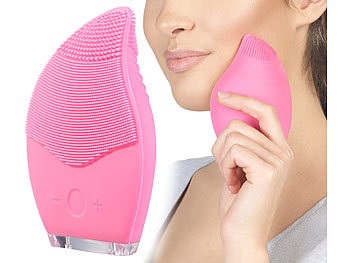 Sichler Beauty, Sichler Beauty Elektrische 3-Zonen-Gesichtsreinigungs-Bürste aus Silikon, Akku, IPX5, Elektrische 3-Zonen-Gesichtsreinigungs-Bürste aus Silikon, Akku, IPX5