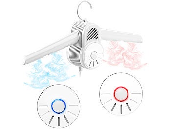 Sichler Haushaltsgeräte, Sichler Haushaltsgeräte Wäschetrockner-Kleiderbügel mit Warmluft- & Kaltluft-Gebläse, 150 Watt, Wäschetrockner-Kleiderbügel mit Warmluft- & Kaltluft-Gebläse, 150 Watt