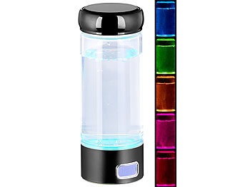 Rosenstein & Söhne, Rosenstein & Söhne Mobiler Wasserstoff-Ionisator für Trinkwasser, mit Akku, 350 ml, Mobiler Wasserstoff-Ionisator für Trinkwasser, mit Akku, 350 ml