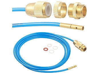AGT, AGT Hochdruck-Abflussreiniger für M22, M24 & 1/2", mit Dichtungen, 3 m, Hochdruck-Abflussreiniger für M22, M24 & 1/2
