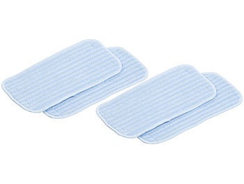 Sichler Haushaltsgeräte, Sichler Haushaltsgeräte 4er-Set Ersatz-Wischpads für Akku-Zyklon-Staubsauger BHS-520.ak, 4er-Set Ersatz-Wischpads für Akku-Zyklon-Staubsauger BHS-520.ak