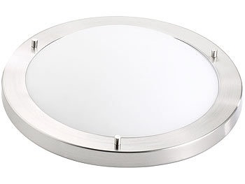 Luminea, Luminea Deckenleuchte, IP44, mit Fassung E27, max. 60 W, Ø 31 cm, Deckenleuchte, IP44, mit Fassung E27, max. 60 W, Ø 31 cm