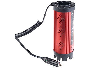 revolt, revolt Kfz-Spannungswandler mit 150 W, 230 V AC, 5 V USB, Peakpower 300 W, Kfz-Spannungswandler mit 230-V-Steckdose und USB, bis 300 Watt