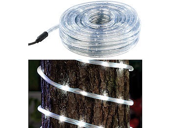 Lunartec, Lunartec LED-Lichtschlauch für Innen- & Aussenbereich, 720 LEDs,20 m, weiss, IP44, LED-Lichtschlauch für Innen- & Aussenbereich, 720 LEDs,20 m, weiss, IP44
