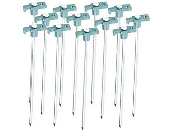 Semptec, Semptec Urban Survival Technology 12er-Set Felsbodenheringe für steinigen Untergrund, 25 cm, Ø 7 mm, 12er-Set Felsbodenheringe für steinigen Untergrund, 25 cm, Ø 7 mm