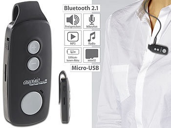 Auvisio, auvisio 4in1-Headset-Adapter mit Bluetooth, Mikro, MP3, Radio, 3,5-mm-Klinke, 4in1-Headset-Adapter mit Bluetooth, Mikro, MP3, Radio, 3,5-mm-Klinke
