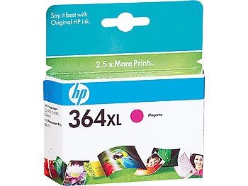 Hp, HP CB 324 EE Tintenpatrone magenta No. 364 XL, HP HP 364XL Druckerpatrone Magenta passend für: 364 serie;DeskJet 3070 Series;DeskJet 3070A;DeskJet 3070A e-AiO;DeskJet 3520 e-AiO CX052B;DeskJet 3520 e-All-in-One;DeskJet 3521;DeskJet 3522;DeskJet 3522 e-AiO CX055B;DeskJet 3524;DeskJet 3524 e-AiO C