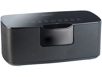 Auvisio, auvisio Stereo HiFi-Lautsprecher MSX-200.bt mit Bluetooth, 20 Watt, Stereo HiFi-Lautsprecher MSX-200.bt mit Bluetooth, 20 Watt