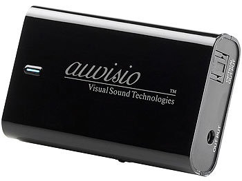 Auvisio, auvisio AirMusic-Empfänger für Musik-Streaming, mit Klinken- & Toslink-Ausgang, AirMusic-Empfänger für Musik-Streaming, mit Klinken- & Toslink-Ausgang