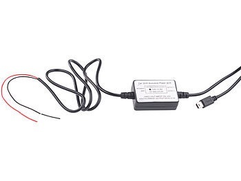 revolt Kfz-Dauerstrom-Adapter mit Mini-USB-Stecker, 12/24 V auf 5