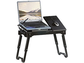 General Office, General Office Notebook-Tisch mit Schwanenhals-LED, höhenverstellbar, 4-fach USB-Hub, Notebook-Tisch mit Schwanenhals-LED, höhenverstellbar, 4-fach USB-Hub