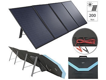 revolt, revolt Mobiles, faltbares Solarpanel, 4 monokristalline Solarzellen, 200 Watt, Mobiles, faltbares Solarpanel, 4 monokristalline Solarzellen, 200 Watt