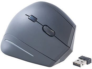 GeneralKeys, GeneralKeys Ergonomische Optische Funk-Maus, 1.600 dpi, 6 Tasten, Ergonomische Optische Funk-Maus, 1.600 dpi, 6 Tasten
