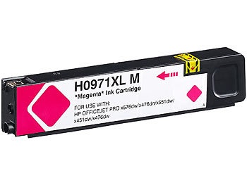 iColor, iColor Tintenpatrone für HP (ersetzt CN627AE, No.971XL), magenta, Tintenpatrone für HP (ersetzt CN627AE, No.971XL), magenta