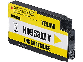 iColor, iColor Tintenpatrone für HP (ersetzt No.953XL), gelb, Tintenpatrone für HP (ersetzt No.953XL), gelb