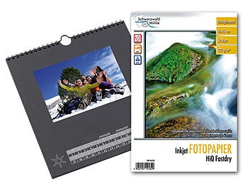 Your design, Your Design Foto-Bastelkalender, schwarz, 23 x 24 cm inkl. Fotopapier, Foto-Bastelkalender, schwarz, 23 x 24 cm inkl. Fotopapier