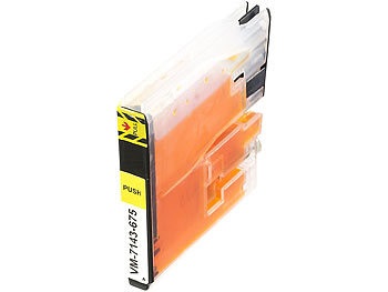 iColor, iColor Tintenpatrone für Brother (ersetzt LC980/LC1100), yellow, Tintenpatrone für Brother (ersetzt LC980/LC1100), yellow