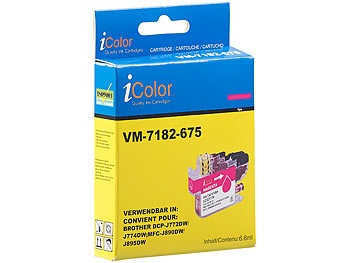 iColor, iColor Tinten-Patrone LC-3211M für Brother-Drucker, magenta (rot), Tinten-Patrone LC-3211M für Brother-Drucker, magenta (rot)