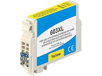 iColor, iColor Tintenpatrone für Epson-Drucker (ersetzt C13T03A44010 / 603XL), yellow, Tintenpatrone für Epson-Drucker (ersetzt C13T03A44010 / 603XL), yellow