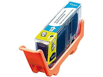 iColor, iColor Patrone für CANON (ersetzt CLI-521C), cyan mit CHIP, Patrone für CANON (ersetzt CLI-521C), cyan mit CHIP