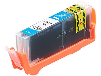 iColor, iColor Patrone für CANON (ersetzt CLI-571C für Pixma MG5750 MG5751/ XL), cyan, Patrone für CANON (ersetzt CLI-571C für Pixma MG5750 MG5751/ XL), cyan