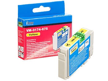 iColor, iColor Patrone für Epson (ersetzt T0714), yellow, Patrone für Epson (ersetzt T0714), yellow