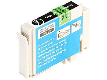 iColor, iColor Tintenpatrone für Epson (ersetzt T1281), black, Tintenpatrone für Epson (ersetzt T1281), black