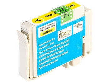 iColor, iColor Tintenpatrone für Epson (ersetzt T1284), yellow, Tintenpatrone für Epson (ersetzt T1284), yellow