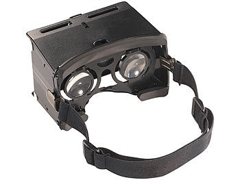 Auvisio, auvisio Faltbare Mini-Reise-Virtual-Reality-Brille 3D für Smartphones, Faltbare Mini-Reise-Virtual-Reality-Brille 3D für Smartphones