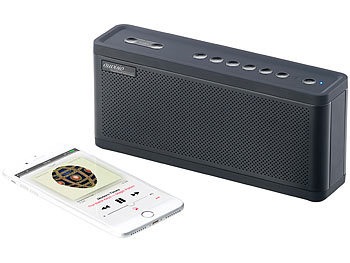 Auvisio, auvisio Premium 2.1-Lautsprecher, 6.700-mAh-Akku, Bluetooth, NFC, 50 Watt, Premium 2.1-Lautsprecher, 6.700-mAh-Akku, Bluetooth, NFC, 50 Watt