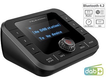 VR-Radio, VR-Radio DAB+/FM-Tuner für Streaming an HiFi-Anlage & Lautsprecher, Bluetooth, DAB+/FM-Tuner für Streaming an HiFi-Anlage & Lautsprecher, Bluetooth