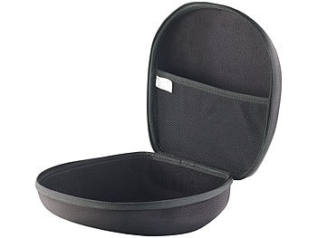Auvisio, auvisio Grosse Hardcase-Schutztasche für Kopfhörer bis 19 x 20 x 8 cm, Grosse Hardcase-Schutztasche für Kopfhörer bis 19 x 20 x 8 cm