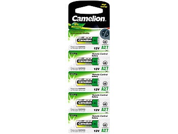 Camelion, Camelion 5er-Pack Alkaline-Batterien Typ LR27A, 12 V, 5er-Pack Alkaline-Batterien Typ LR27A, 12 V