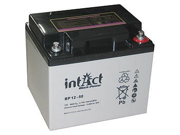 Intact, IntAct Block-Power Blei-Akku 12 Volt / 50 Ah (BP12-50) für Solarladung u.v.m., Block-Power Blei-Akku 12 Volt / 50 Ah (BP12-50) für Solarladung u.v.m.