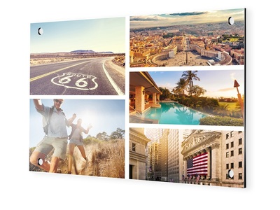 myposter, Fotocollage auf Alu Dibond im Format 30 x 20 cm im Format 30 x 20 cm, Fotocollage auf Alu Dibond im Format 30 x 20 cm im Format 30 x 20 cm