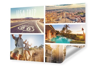 myposter, Fotocollage Hahnemühle Papier im Format 90 x 60 cm, 